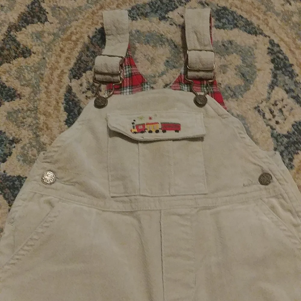 Oshkosh 100% Cotton Tan Overalls